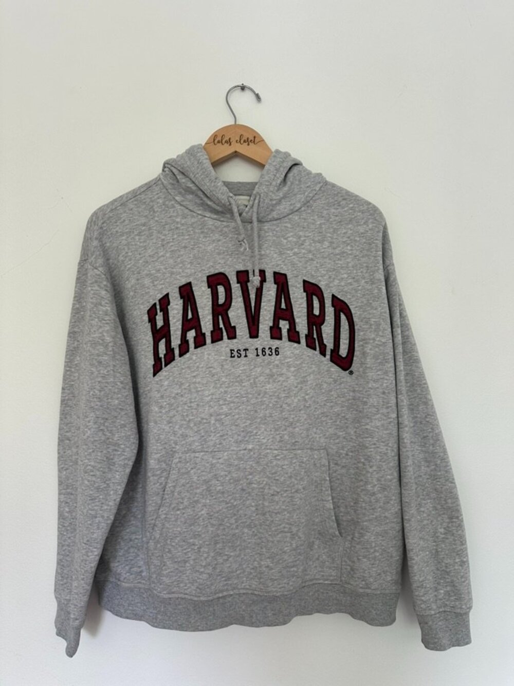 HARVARD VINTAGE SWEATSHIRT EMBRIORIDED MENS SIZE SMALL H&M MINT